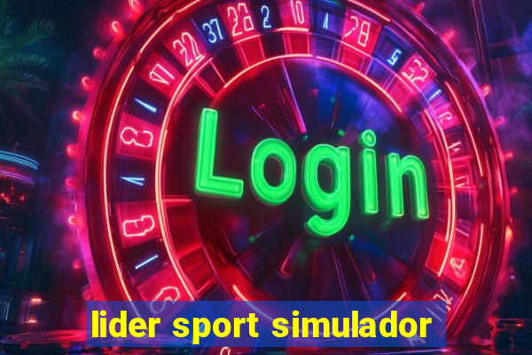 lider sport simulador